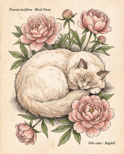 Ragdollkatt bland pioner