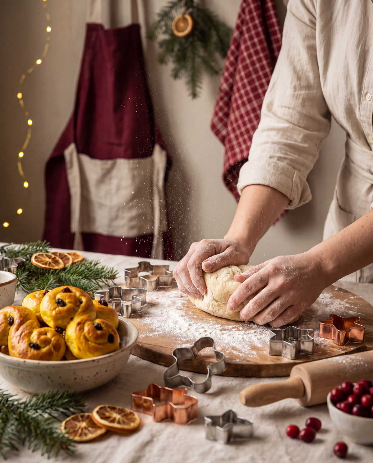Julbak med saffransbullar