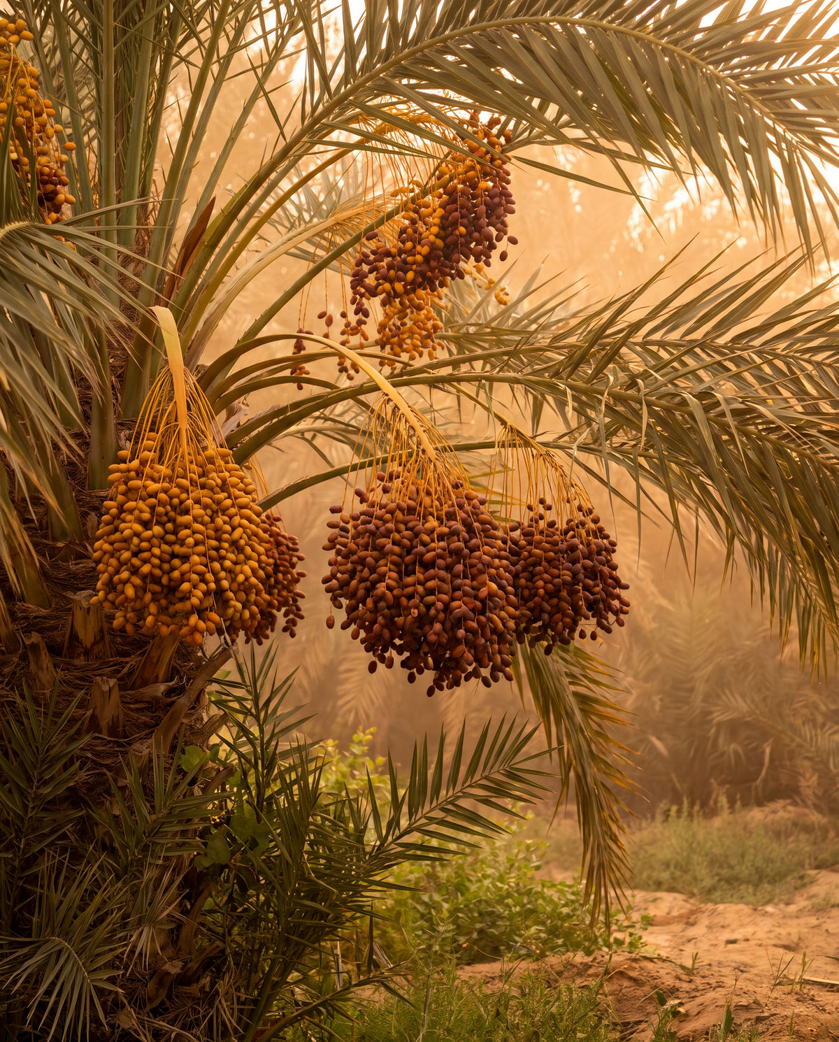 Dadelpalm i oasen