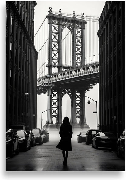 Manhattan Bridge – Kvinna på gatan