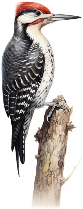 Woodpecker – Woodpecker on a stump