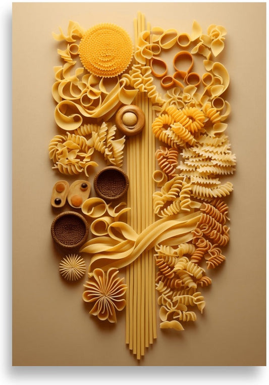 Pasta shapes – Colorful quirky shapes