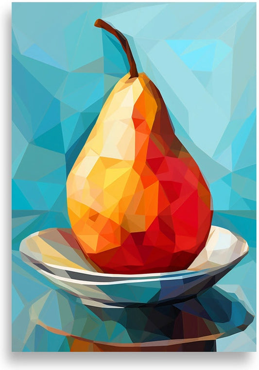 Pear – Cubist juicy pear