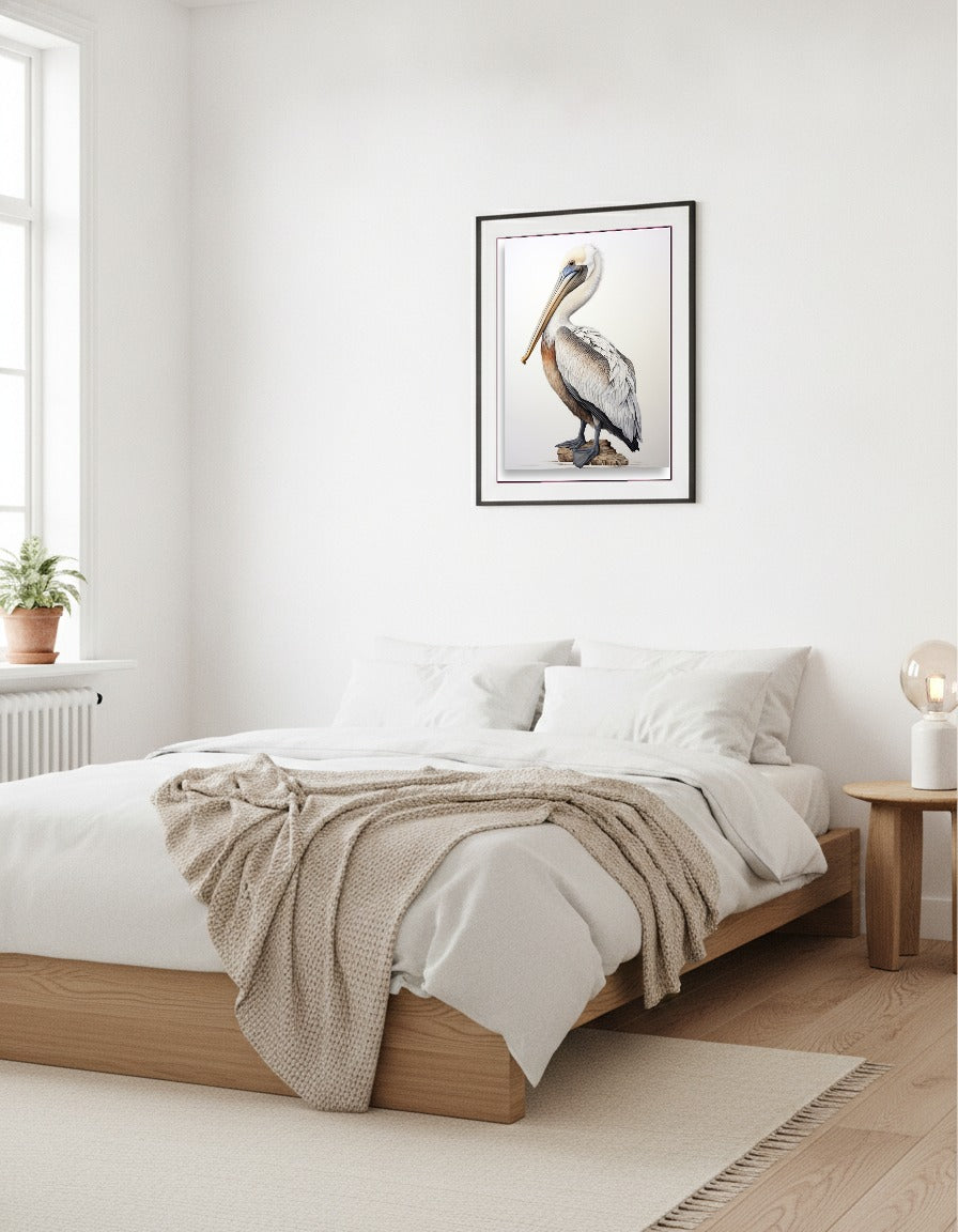 Pelican i sovrummet