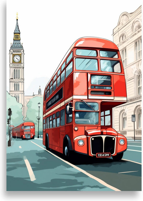 Röd buss - London