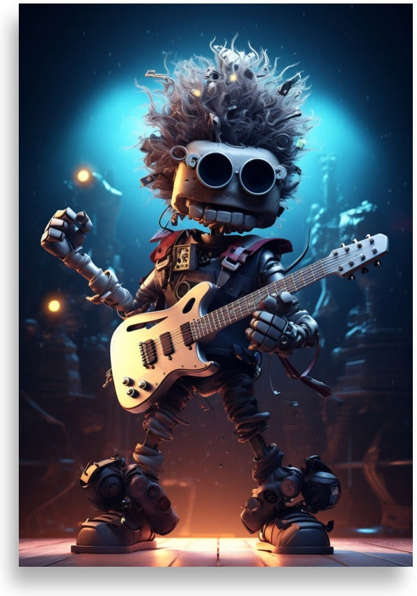 Robot Rockstar – Rocking out