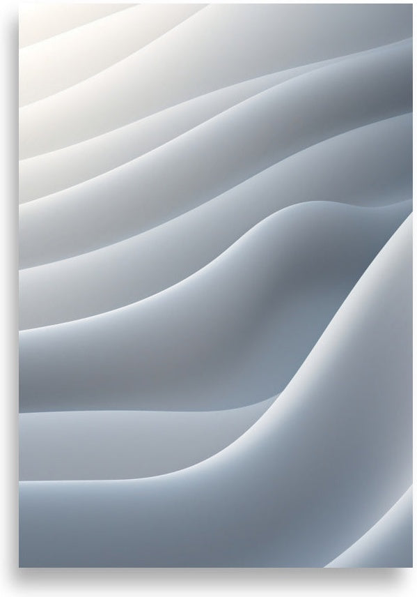 Soft gray lines – Smooth waves