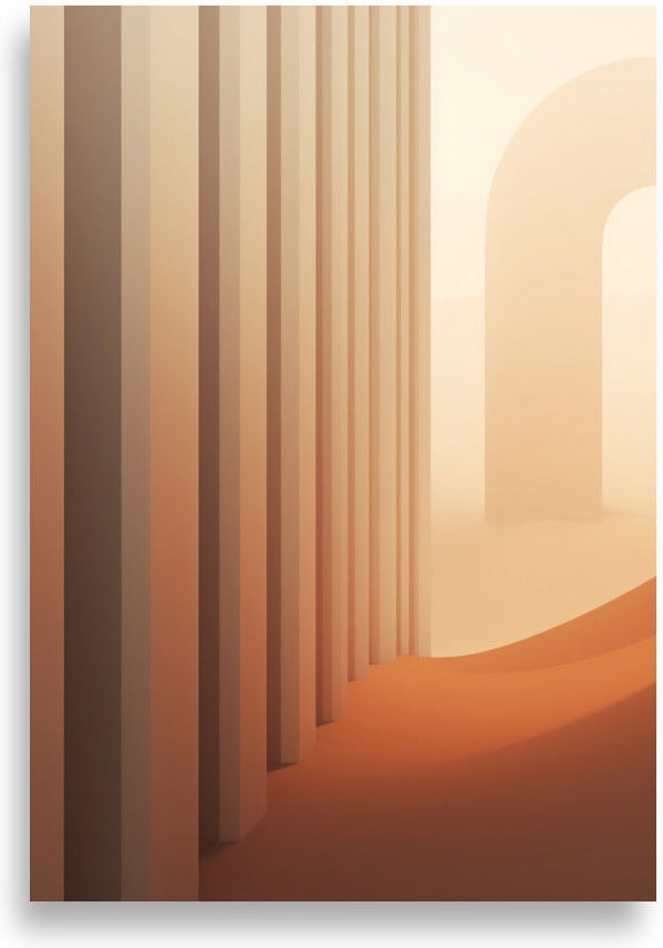 Soft lines wall