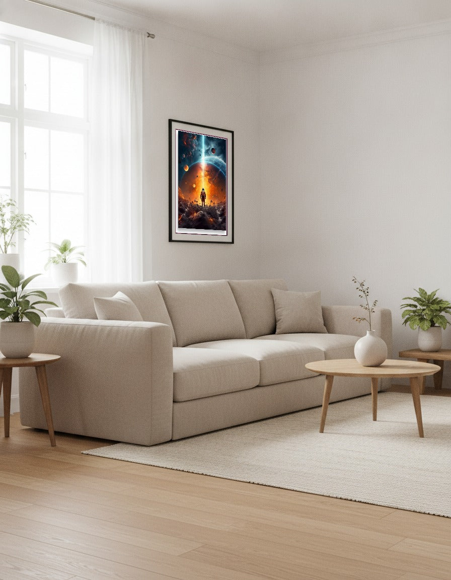 Space – Animated spaceman i vardagsrummet