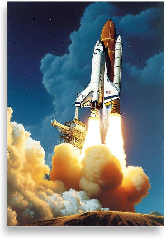 Space shuttle launch – Shuttle liftoff