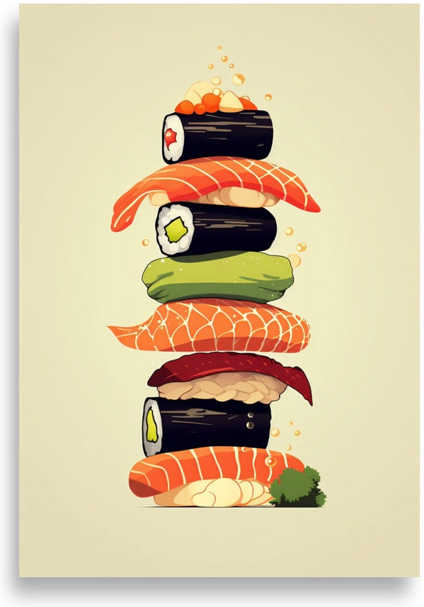 Stack of sushi