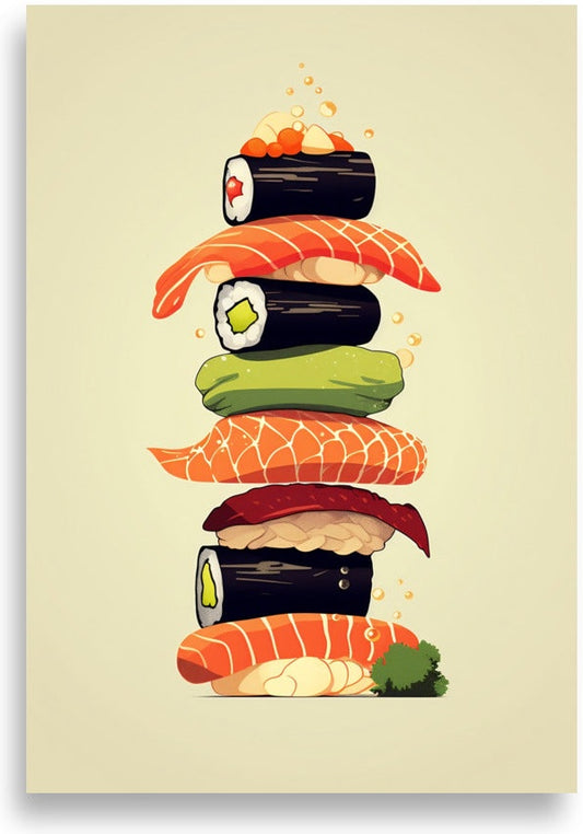Stack of sushi