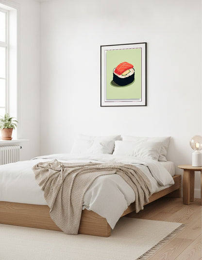 Sushi – Colorful maki illustrations i sovrummet