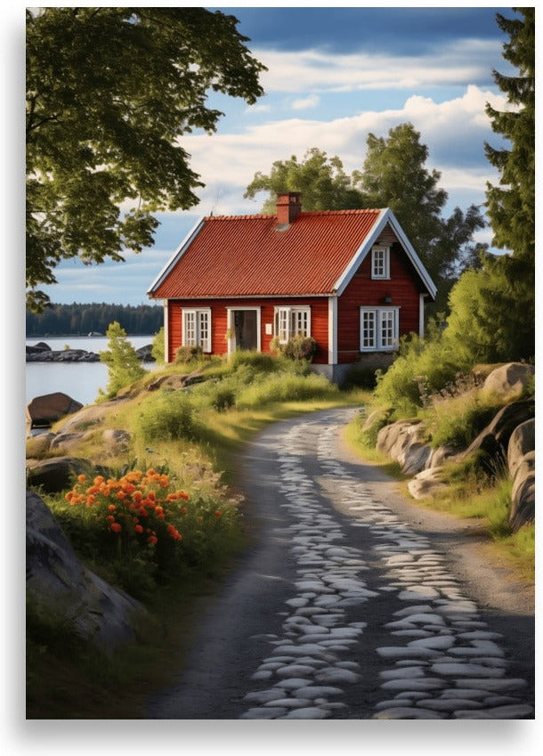 Svensk bondgård – Vibrerande landsbygd – poster