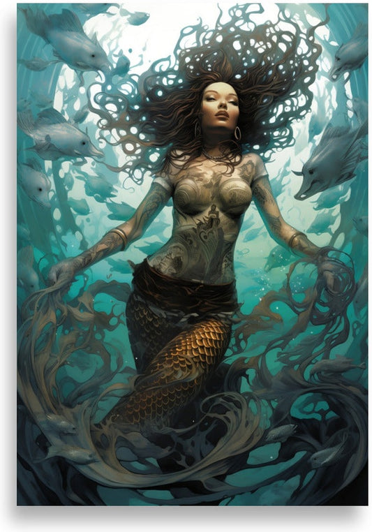 Tattooed Mermaid