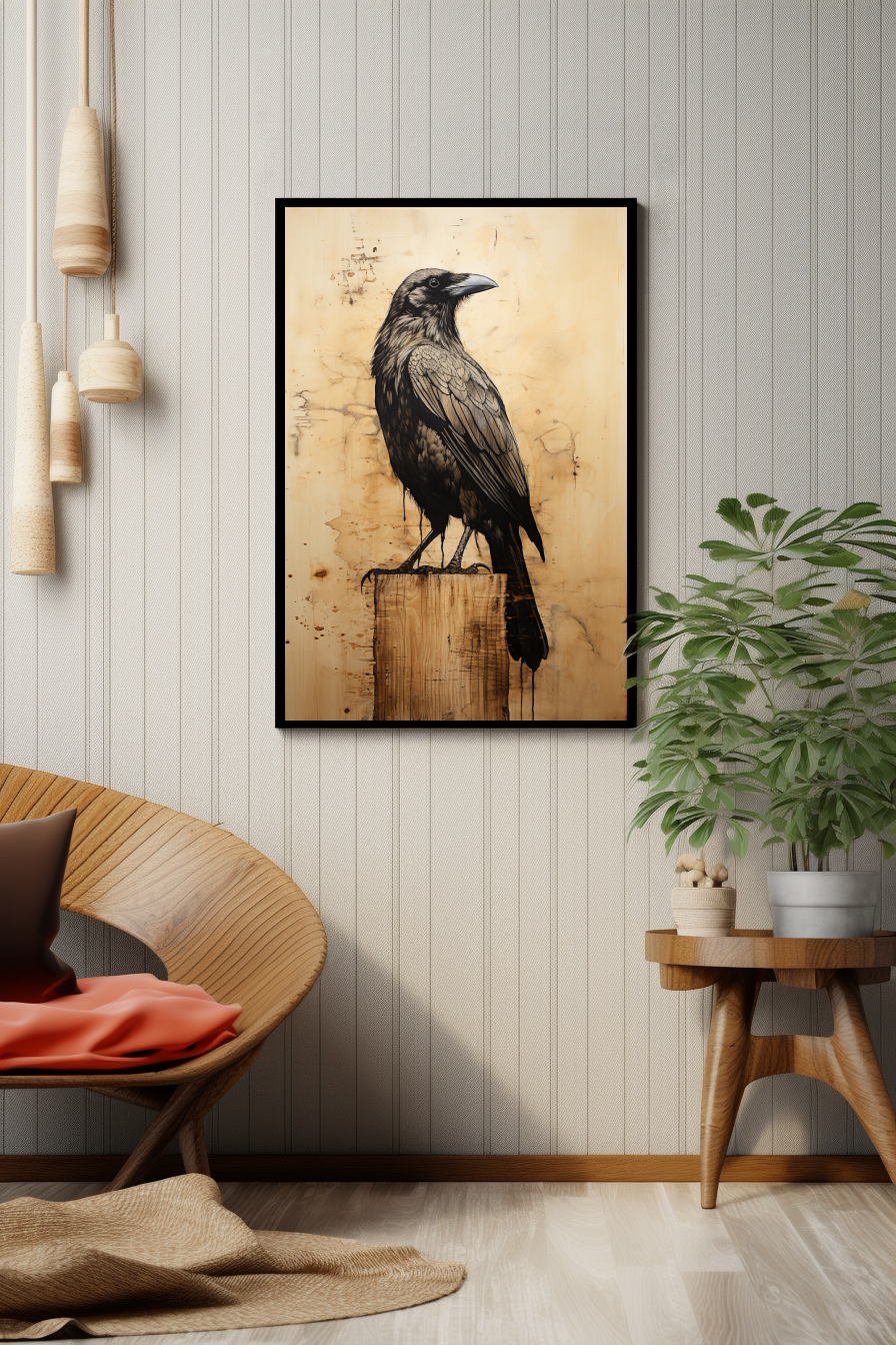 Raven poster - Posters - EMELART