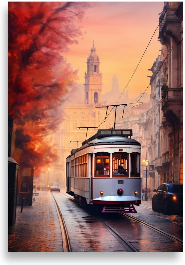 Tram – Scenic city view