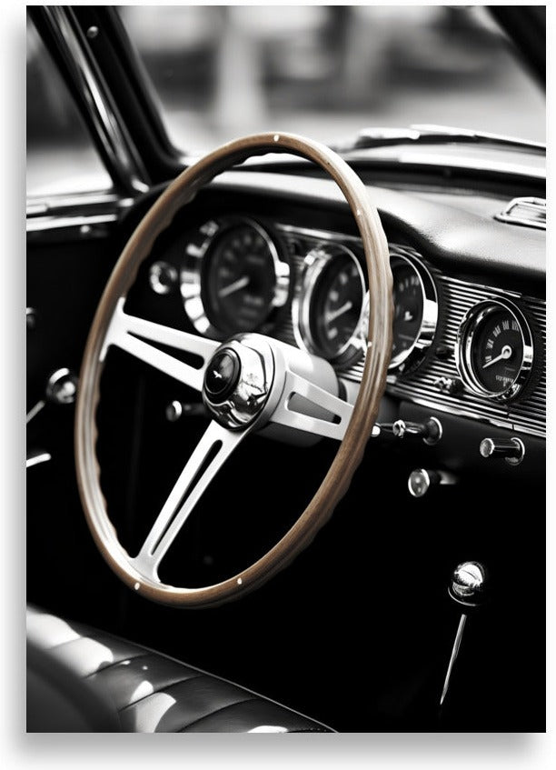 Vintagecabriolet – Fotografiskt tryck – poster