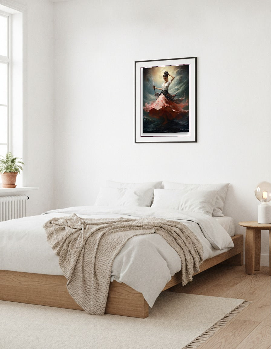 Krigarballerina i vardagsrummet