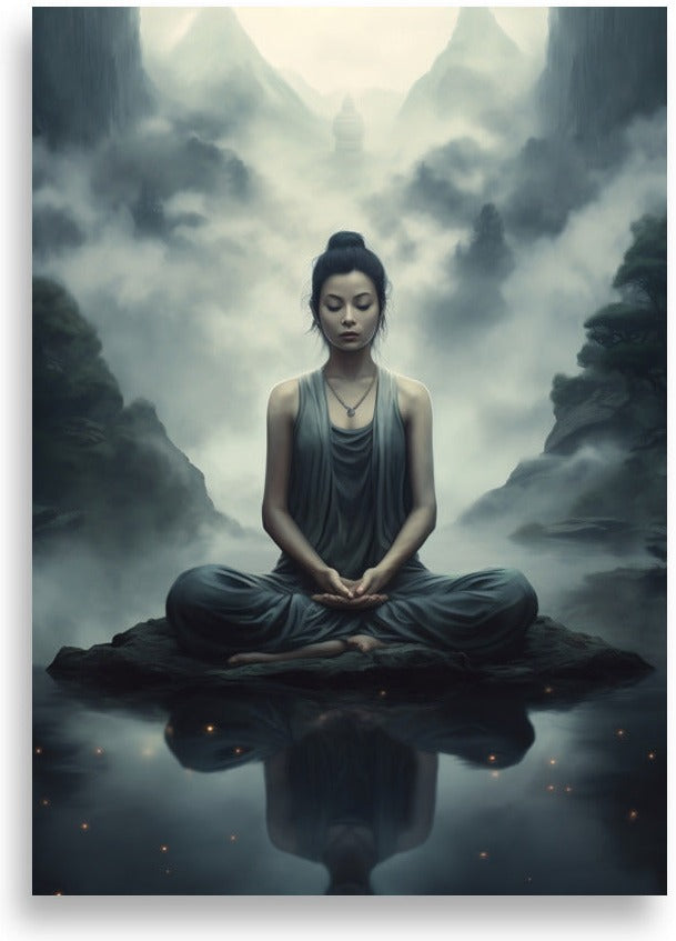 Zen – Mediterande kvinna – poster