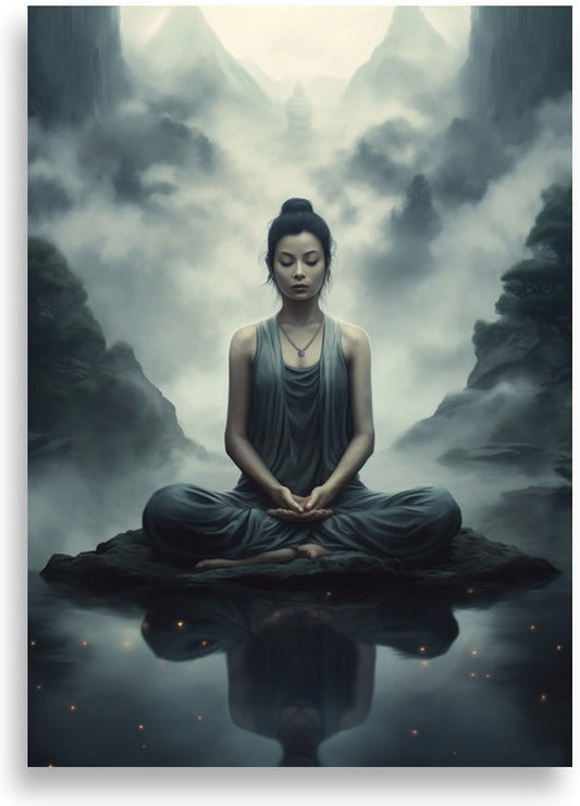 Zen – Mediterande kvinna – poster